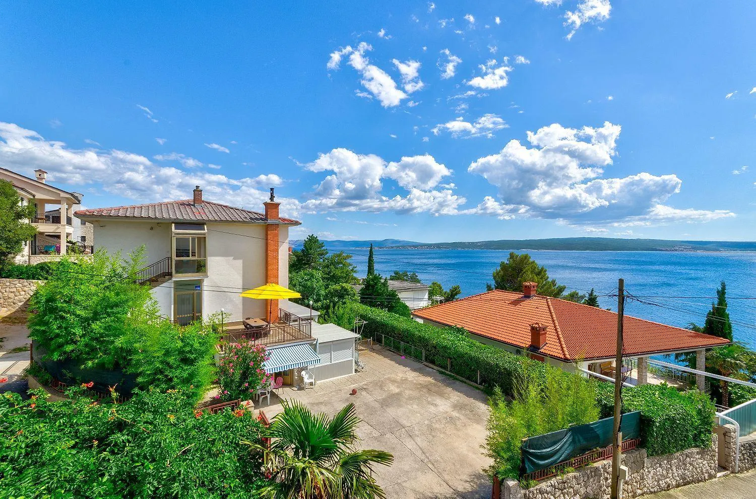 Idyllisches Apartment Nur 150 Meter Zum Strand Mit Privater Terrasse, Garten, Wifi Dramalj Croatia
